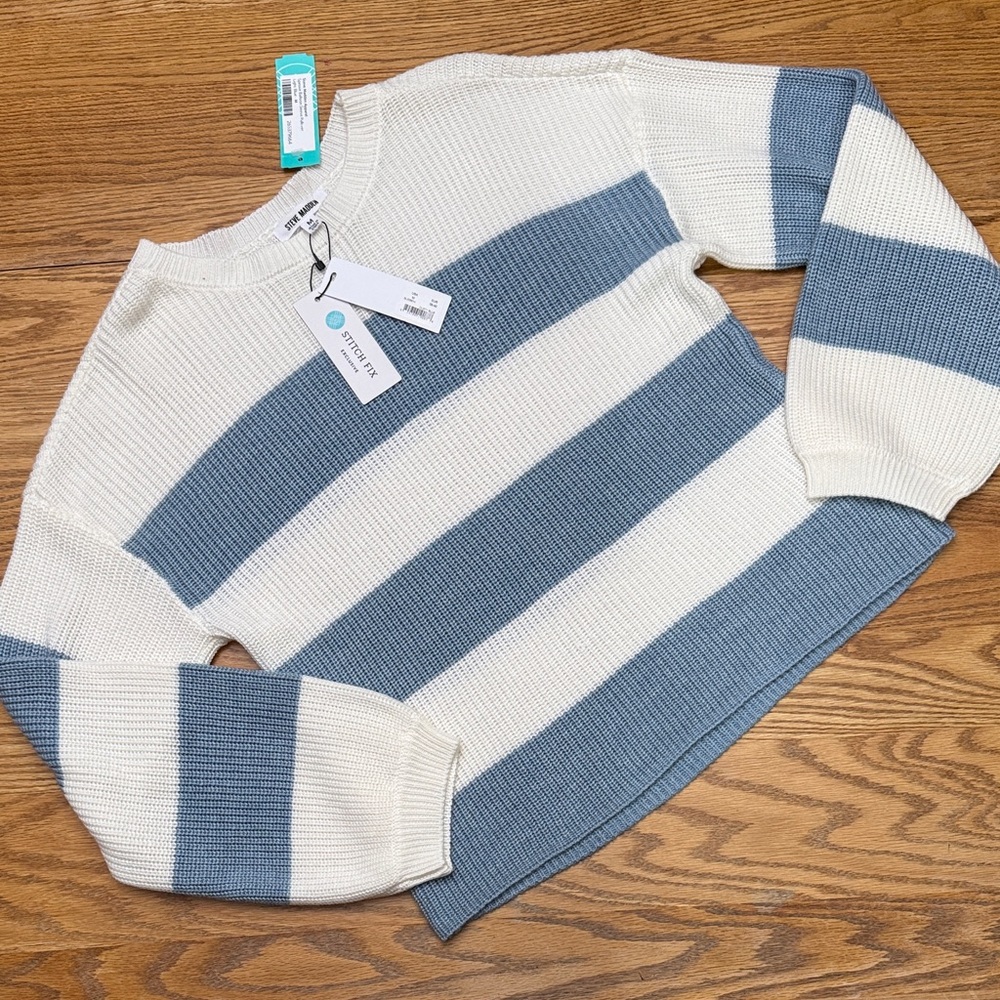 Steve Madden Spessie Balloon Sleeve Sweater